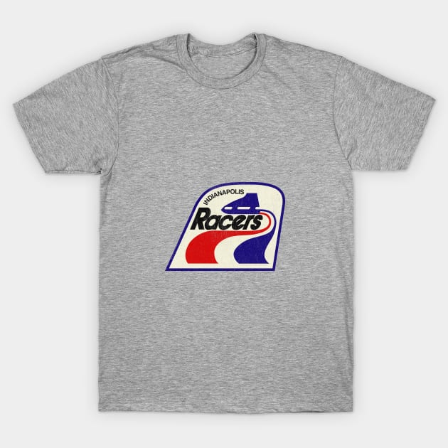 Vintage Indianapolis Racers Hockey 1977 T-Shirt by LocalZonly